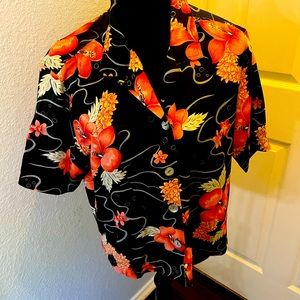 Tommy Bahama 100% silk shirt, ex M
